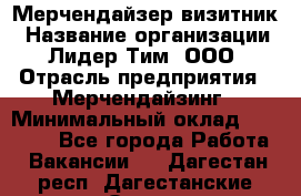 Мерчендайзер-визитник › Название организации ­ Лидер Тим, ООО › Отрасль предприятия ­ Мерчендайзинг › Минимальный оклад ­ 23 000 - Все города Работа » Вакансии   . Дагестан респ.,Дагестанские Огни г.